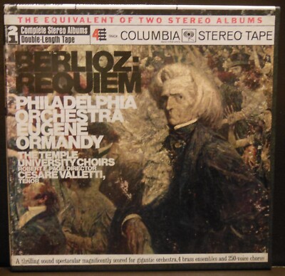 Berlioz Requiem Eugene Ormandy Philadelphia Orchestra Reel Tape 4 Trk 7 1/2 IPS