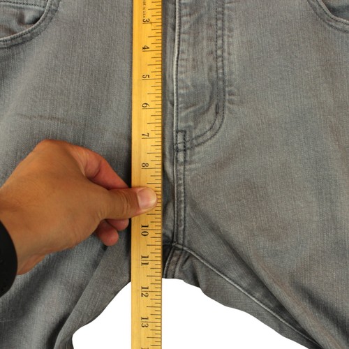 Armani Jeans J45 Slim Fit Straight Leg Jeans Mens Tag34 Fit W33xL29 Gray Design - Picture 13 of 15