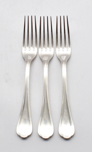 Christofle 3 Forks Dessert Spatours Metal Silver French Snail Forks (G) - Picture 2 of 4