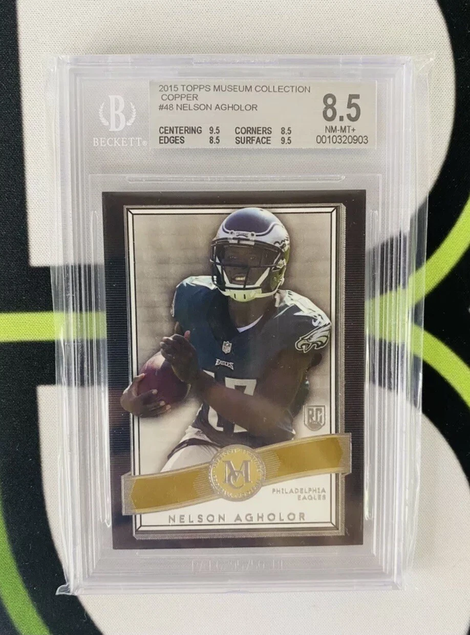 Nelson Agholor Topps Museum Collection #48 Sapphire