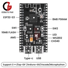 Type-C ESP32-S3 N16R8 Development Board 2.4G WIFI Bluetooth Module For Arduino