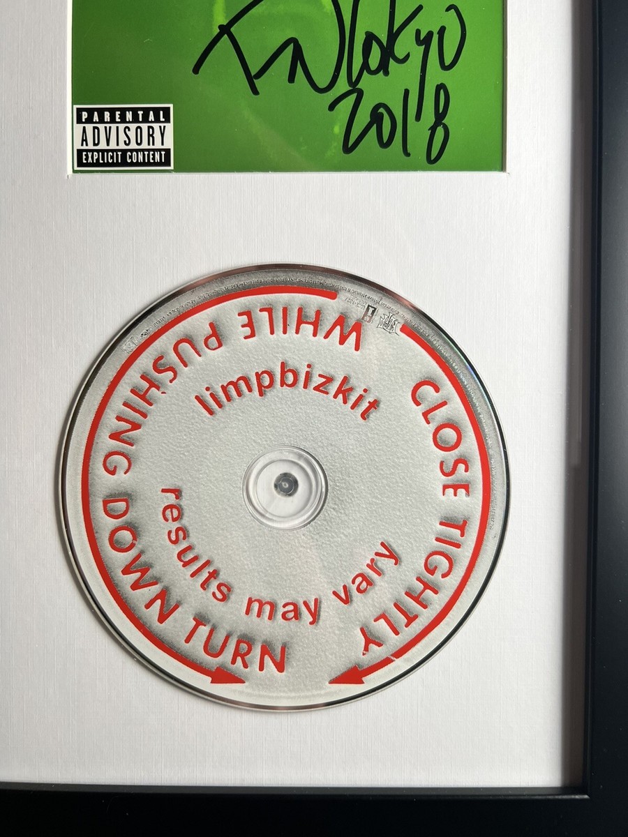 LIMP BIZKIT RESULTS MAY VARY SIGNED FRAMED CD Autograph Fred Durst