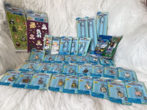 WEBKINZ LOT OF 24 CHARMS + 3 BRACELETS + 3 NECKLACES + 2 PACKS TRADING CARDS + - Picture 1 of 9