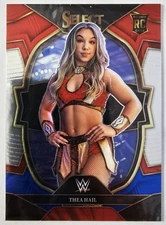 2023 Panini Select WWE Thea Hail RC Red White Blue Retail Parallel Rookie NXT