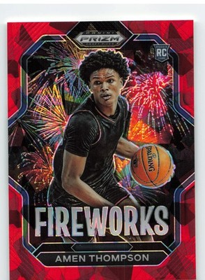 2023 Prizm #11 Amen Thompson -Fireworks- **Set Break**