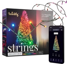 Twinkly Strings 100 RGB LED String Lights Indoor Outdoor, 26ft
