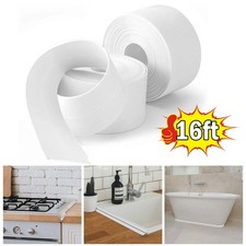 16FT Self Adhesive Waterproof Caulk Strip for Kitchen Sink Shower Tub Sealing