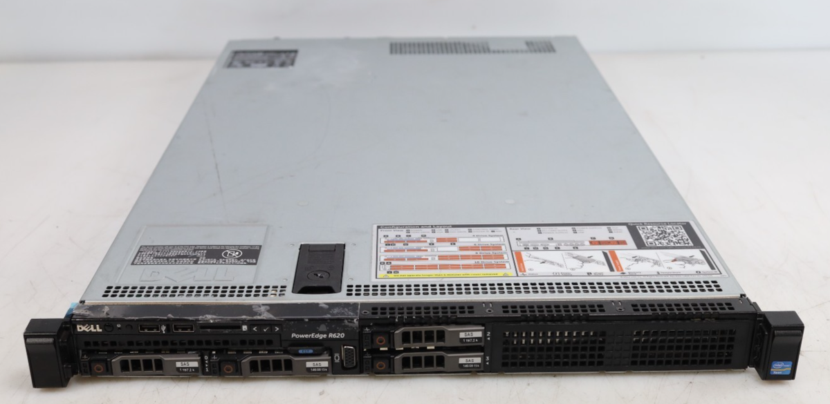 Dell PowerEdge R620 Server with Intel Xeon E5-2600/E5-2600 V2 for