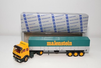 B71 1:50 CONRAD MERCEDES-BENZ TRUCK WITH TRAILER MALENSTEIN NMIB VERY RARE!