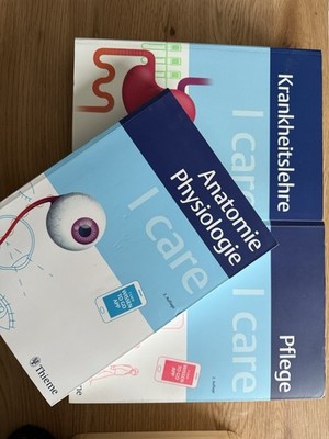 I Care Bücherpaket, I CareKrankheitslehre/ Pflege/ Anatomie- Psihologie