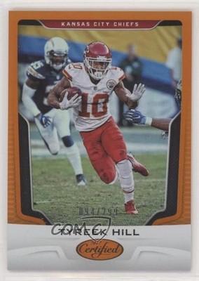 2017 Certified Mirror Orange 94/299 Tyreek Hill #32 0p7