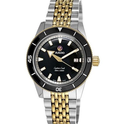 Rado Captain Cook Men's Black Dial Automatic Watch R32138153