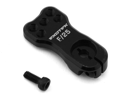 Exotek Aluminum HD Racing Servo Horn (25T ProTek/Futaba) (Black) [EXO2256]