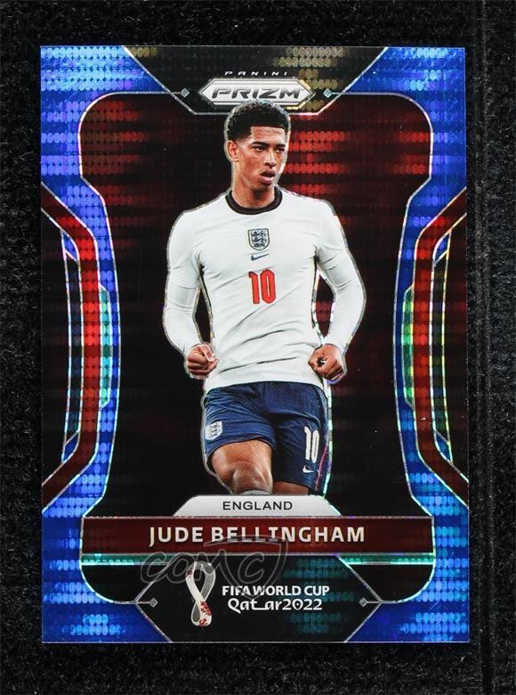 2022 Panini Prizm World Cup Qatar Breakaway Blue 21/49 Jude Bellingham #90 0l6a