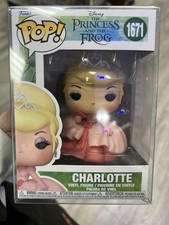 Funko Pop! Princess and the Frog Charlotte Vinyl Figure #1671 W/ Protector