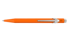 Caran d'Ache Metal Ballpoint Pen in Fluorescent Orange