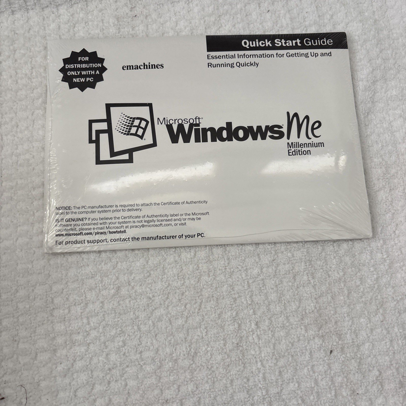 Microsoft Windows ME Millennium Edition Sealed