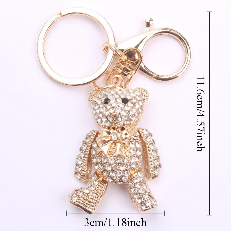 Teddy Bear-themed Keychain: Chic & Sweet Present for Toy Lovers - Image 4 of 4