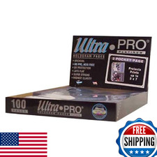 Ultra PRO 2-Pocket 5x7 Platinum Series Pages 100ct for Photos Postcards