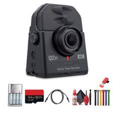 Zoom Q2n-4K Handy Video Recorder + 64GB Memory Card Bundle