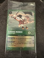 Lorcana SCROOGE MCDUCK S.H.U.S.H. AGENT Glimmer Foil Promo Factory Sealed
