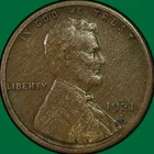 1921-S Lincoln Wheat Cent Choice Very Fine VF+/XF Coin #41182