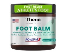 Athletes Foot Cream Extra Strength Herbal Relief with Tea Tree Treatment Balm
