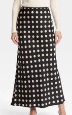A New Day Women's Polka Dot Maxi Slip Skirt - XXL - New