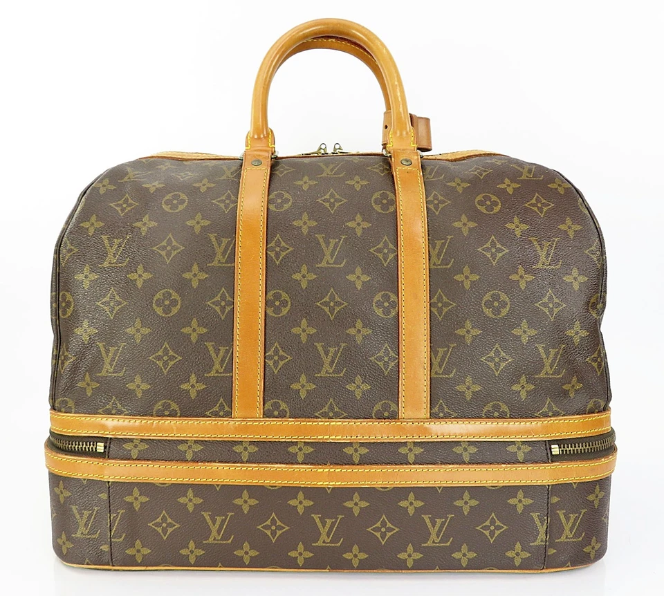 Auth Vintage LOUIS VUITTON Sac Sport Monogram Boston Travel Bag Suitcase #62014 - Image 3 of 4
