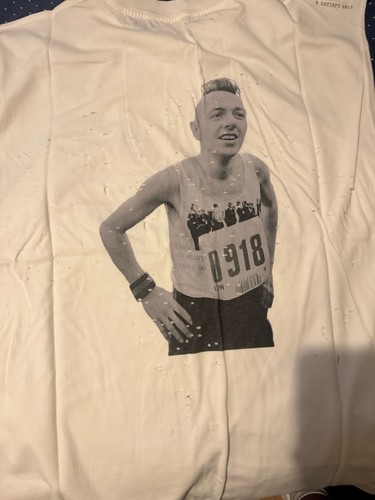 T-shirt Satisfy Running 10 Ans - MothTech Auralite LSD - Taille L Noir - Collector Running