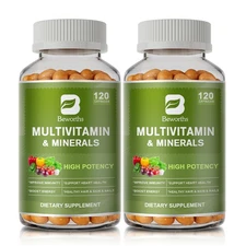 240 Capsules Multivitamin Complex,Provides 21 Essential Vitamins And Minerals