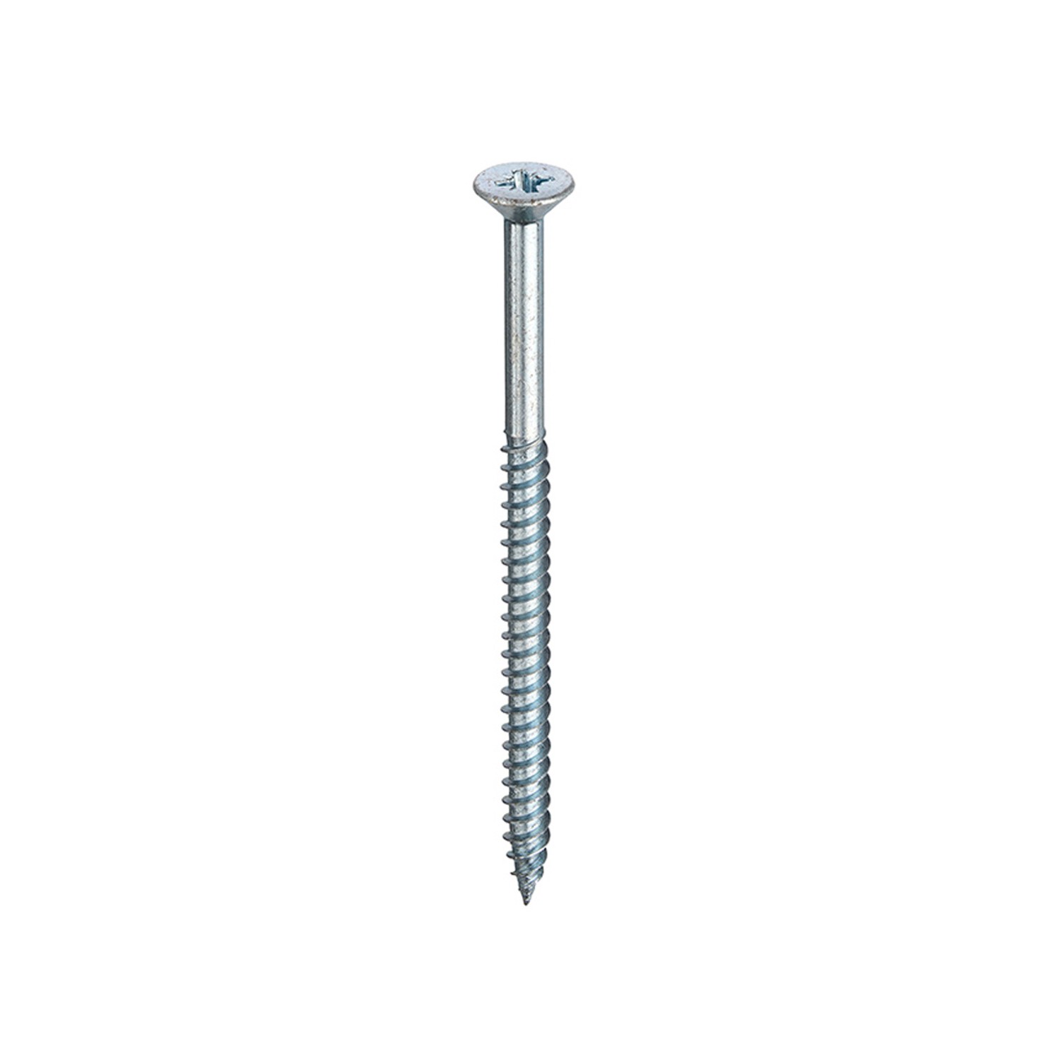Unifix Twinthread Woodscrews Pozi Csk Head Bzp Ce - 8G X 2.1/4"" - Box of 200