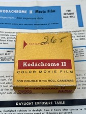 NOS Vintage Kodachrome II Movie Film Dbl Mag Daylight 25 Ft Expired AUG 1965