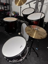 Akustisches Schlagzeug Komplettset Sehr Gutem Zustand