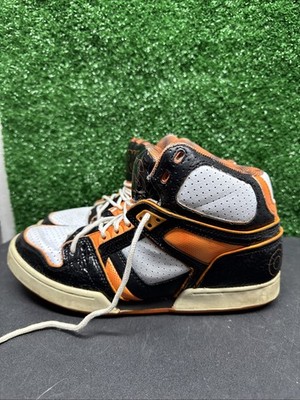 Osiris Bronx NYC83 Ultra Orange/Black/White Skate Shoes Men's Size