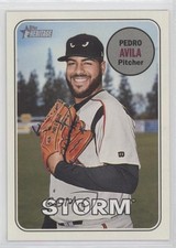 2018 Topps Heritage Minor League Edition Team Color Change 8/25 Pedro Avila 0c2