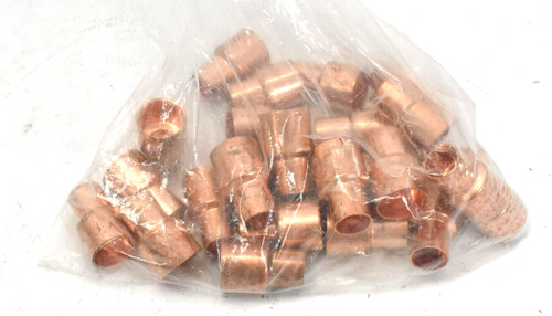 Lot of 25 Nibco Reduced Coupling Wrot Copper Pressure Fittings 3/4" x 5/8"