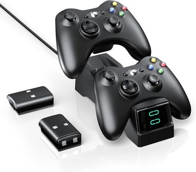 Xbox 360 Controller Charger Station, Dual Charging Dock