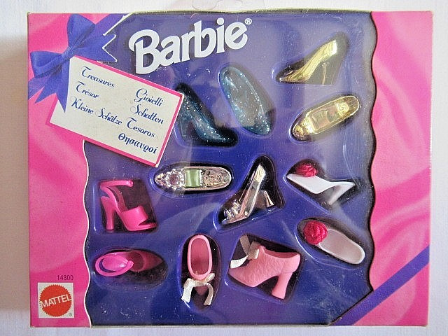 Chaussures Barbie 14800 avec 6 paires d'escarpins miniatures en boîte scellée
