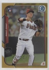 2015 Bowman Chrome Gold Refractor 27/50 Jake Lamb #168 c6q