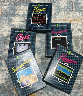 Acornsoft Acorn ELECTRON Cassette Spiele Konvolut (FÜNF Spiele)