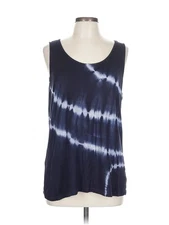 Olive and Oak Women Blue Tank Top L