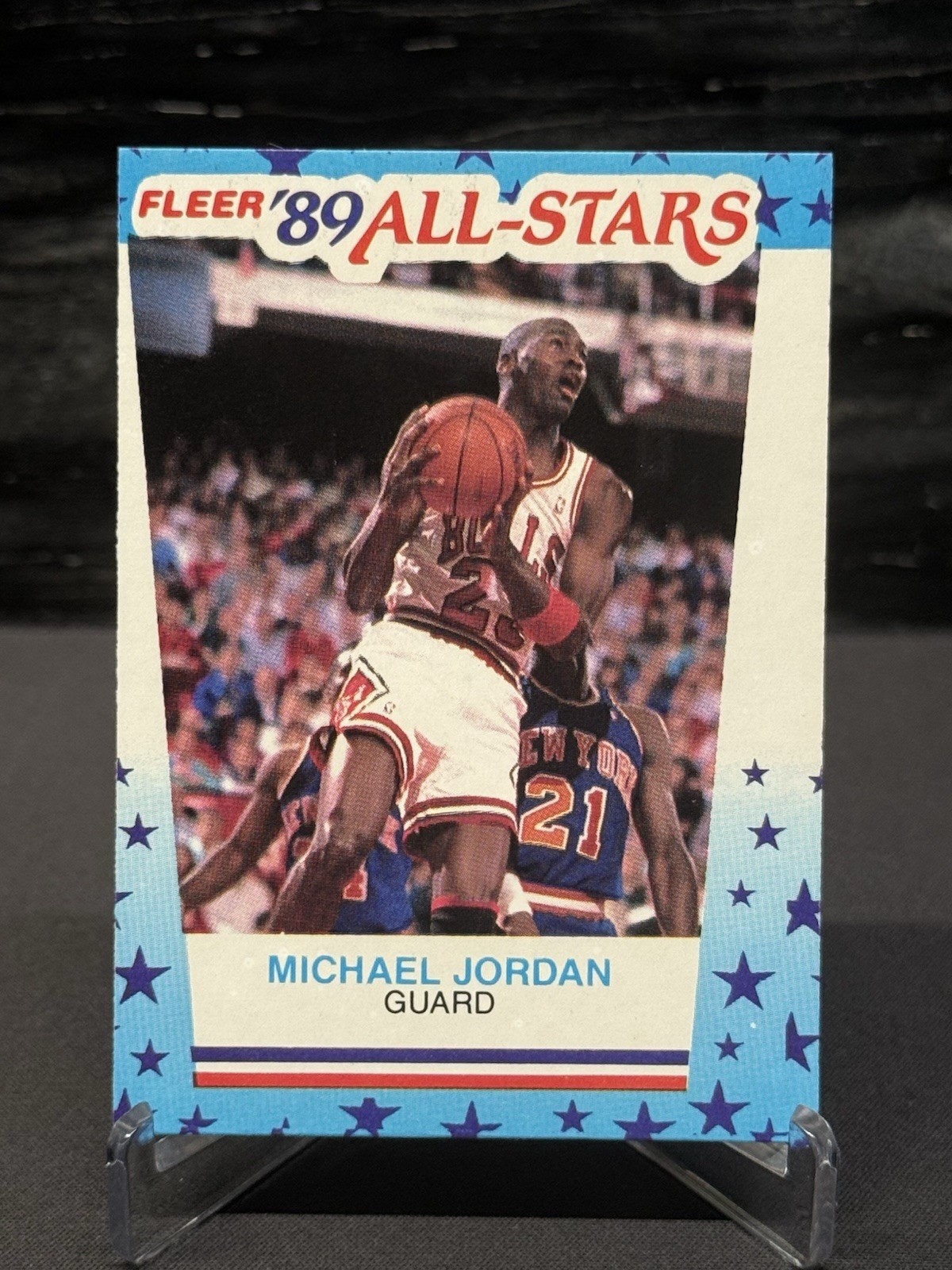 1989-90 Fleer Basketball All Stars Sticker #3 Michael Jordan NM-MT Chicago Bulls
