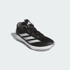 NWT Adidas Adizero Impact Turf Trainer Baseball Shoes Black White IH2645 Sz 8.5