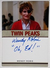 2025 Rittenhouse Twin Peaks Log Lady Wendy Robie Auto Autograph Inscription
