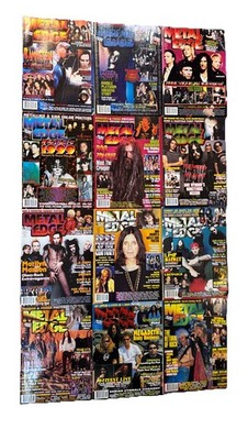 Full 1999 Metal Edge Magazine Collection - All 12 Issues with Original Posters