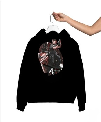 Dr. Pepper x Resident Evil Leon Graphic Unisex Sweatshirt Hoodie S M L XL 234XL