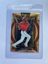 James Wood Panini  Select Baseball Base Red & Gold  Concourse #36 - Washionton
