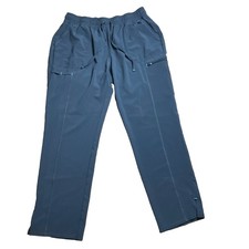 Scrubstar Scrub Pants Womens L Gray Stretch Medical Healthcare Nursing Hospital