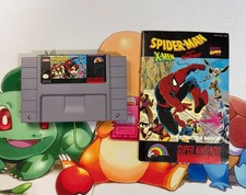 Spider-Man & The X-Men in Arcade's Revenge (Super Nintendo) Cartridge & Manual